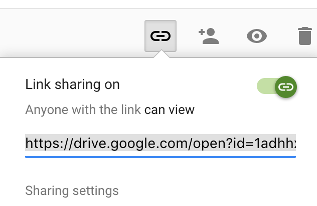 link sharing